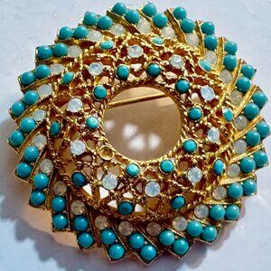 Vintage Sarah Coventry "Aquarius" Brooch